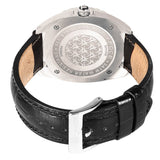 FOCE Multifunction White Dial Leather Strap Watch For Men-F953GSL