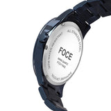 FOCE Automatic Blue Dial Metal Belt Watch For Men-FC11642GBL4