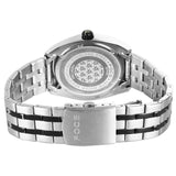 FOCE Multifunction Black Dial Metal Belt Watch For Men-F829GBM-BLACK