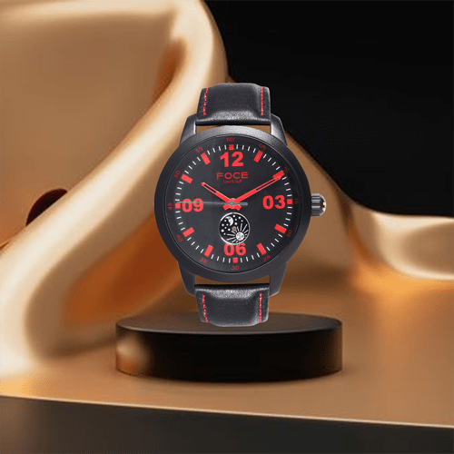 Buy Foce Chronograph Black Dial Metal Belt Watch for Men-F946GGM-BLACK at  Amazon.in