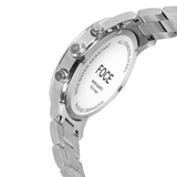 FOCE Multifunction Blue Dial Metal Belt Watch For Men-FC11647GGR3