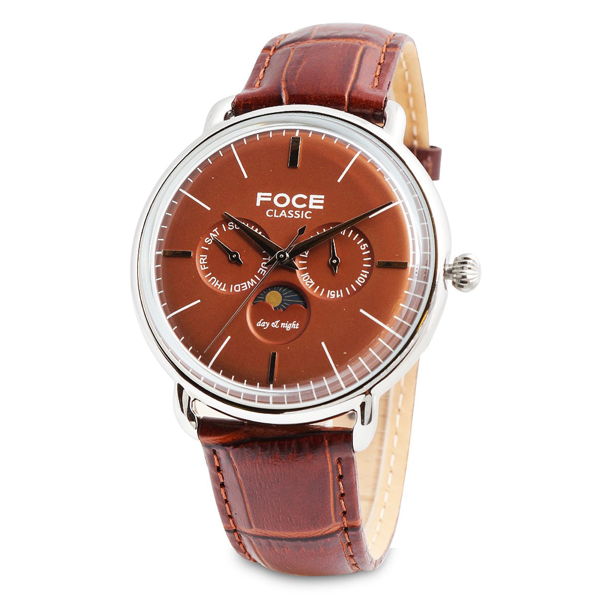 Multifunction Moonphase Brown Dial