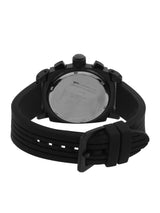 FOCE Chronograph Black Dial Leather Strap Watch For Men- FC131GBL-BLACK