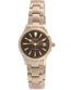 FOCE Multifunctional Black Dial Metal Belt Watch for Women-[F725STN-BLACK]