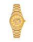 FOCE Men's Golden Automatic Watch with Golden Skeleton (see-through) Dial and Stainless Steel Metal Strap, Model FC14GD07