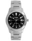 OCE Multifunction Black Dial Metal Belt Watch for Men-[F724STN-BLACK]