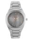 FOCE Steel Finish Wrist Watch for Men, Grey Dial, Metal Strap, Sapphire Glass, Model FC11644GGR3