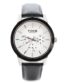 FOCE Multifunction White Dial Leather Strap Watch for Men-[FC13TBL-WHITE]