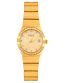 Foce Women’s Premium Analog Golden Watch with Diamond Studded Bezel and Golden Dial, Stainless Steel Golden Strap, Date Window, Model FCW4821LGD07
