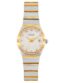 Foce Women’s Premium Analog Dual Tone Silver-Golden Watch with Diamond Studded White Dial, Stainless Steel Silver-Golden Dual Tone Strap, Separate Date Window, Model FCW4821LGT01