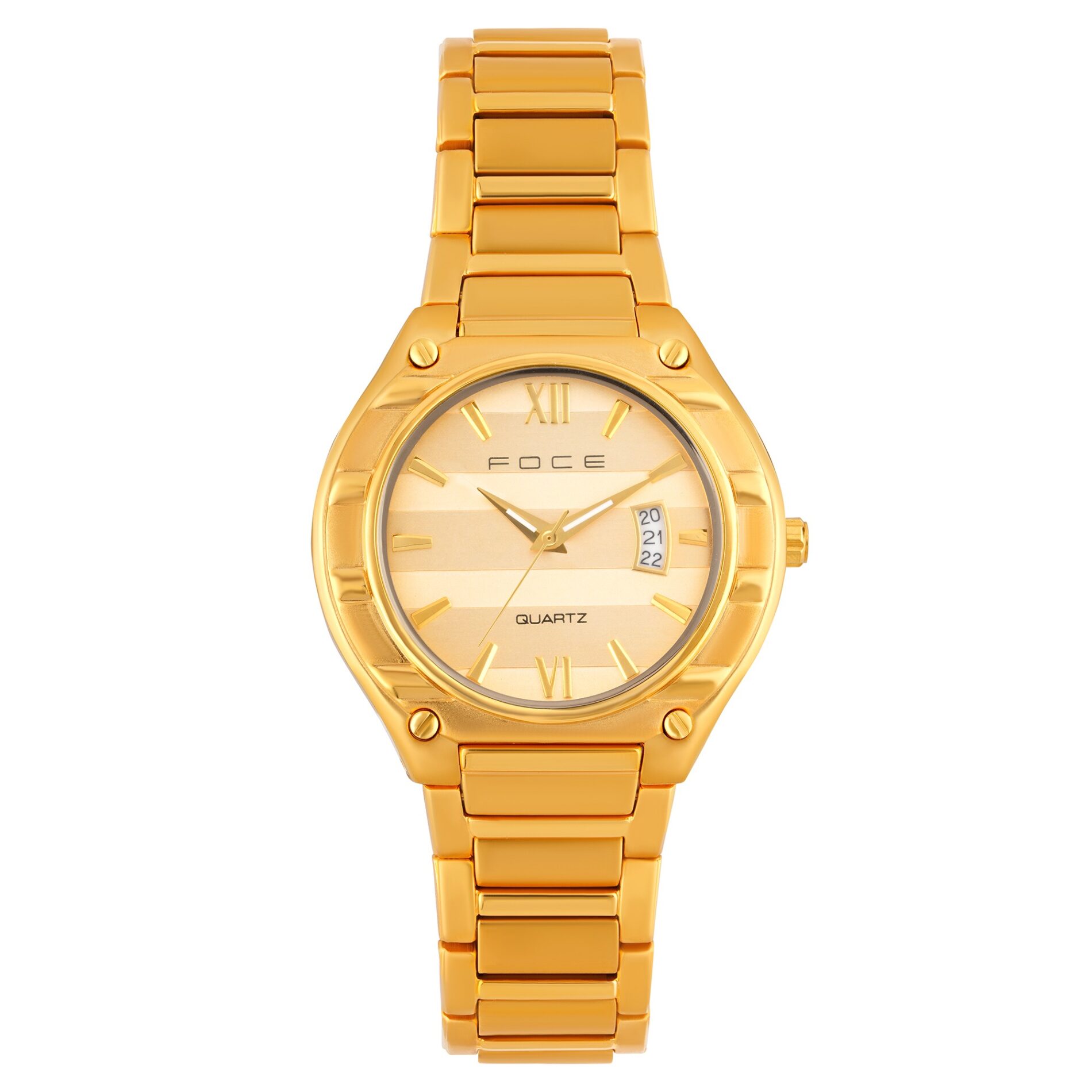 Men’s Golden Champaign Dial Watch