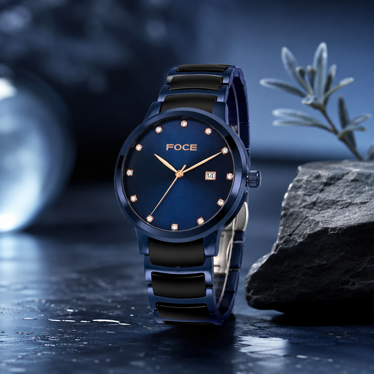 Men’s Diamond-Studded Watch